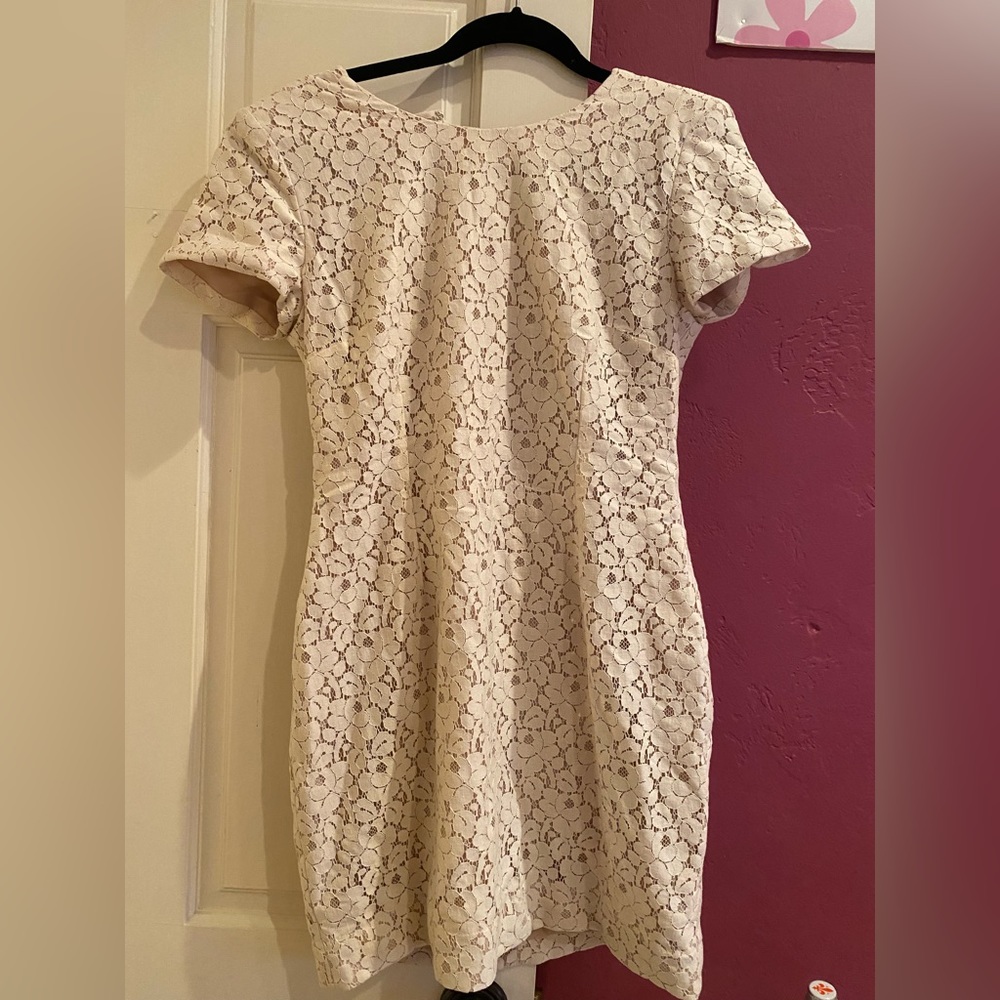 FRENCH CONNECTION Lace Fitted Dress